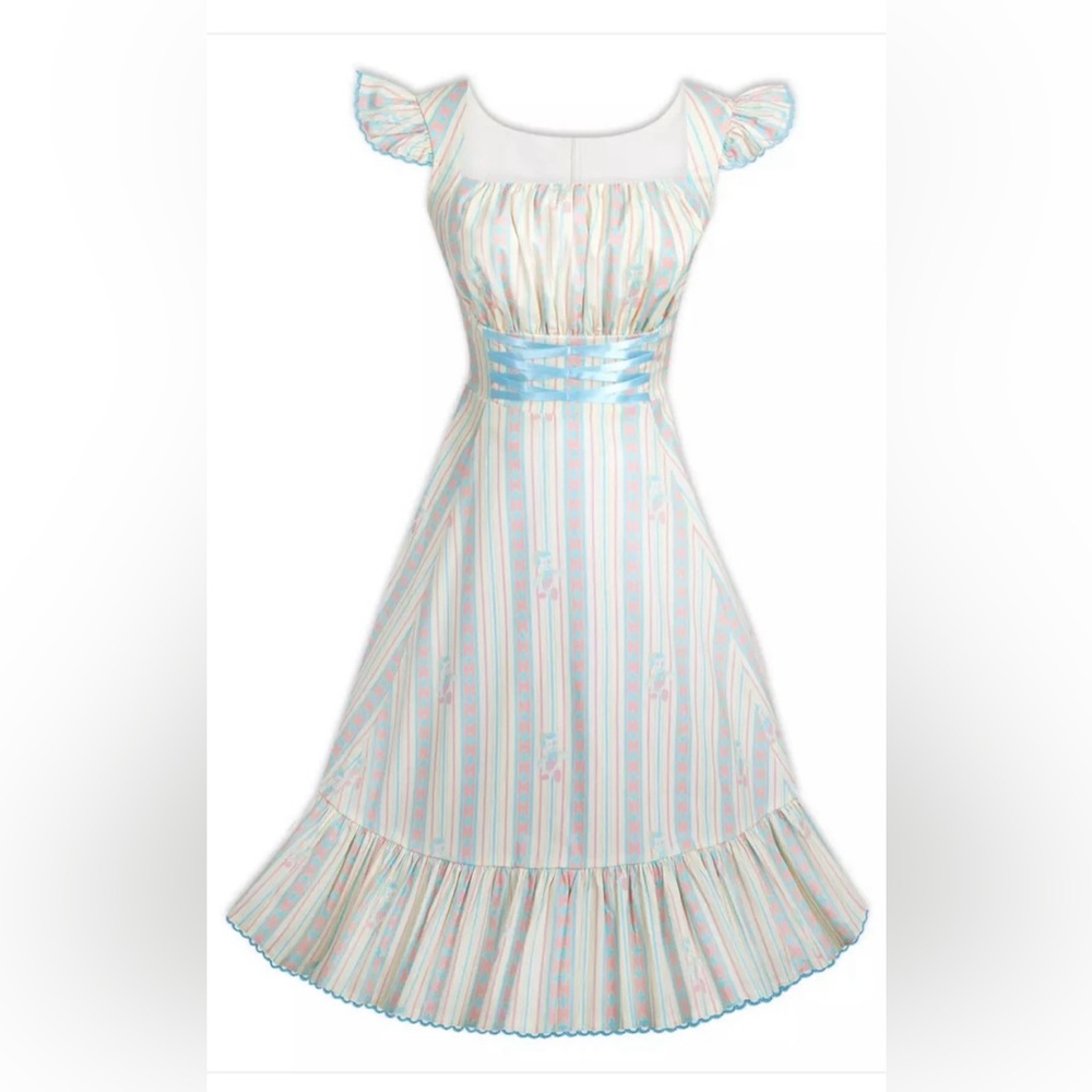 NWT Disney Parks The Dress Shoppe Pinocchio pastel midi dress size 1X